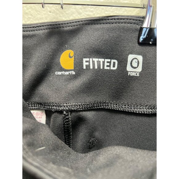 Carhartt Womens Fitted Force Utility Leggings With Pockets Black Size XS - Picture 4 of 8